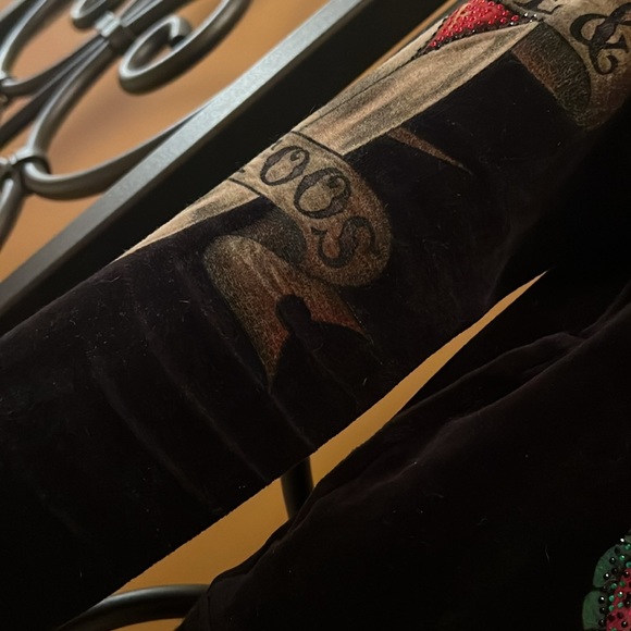 ED HARDY New York City Velour Hoodie *Rare and Vintage - Picture 15 of 16